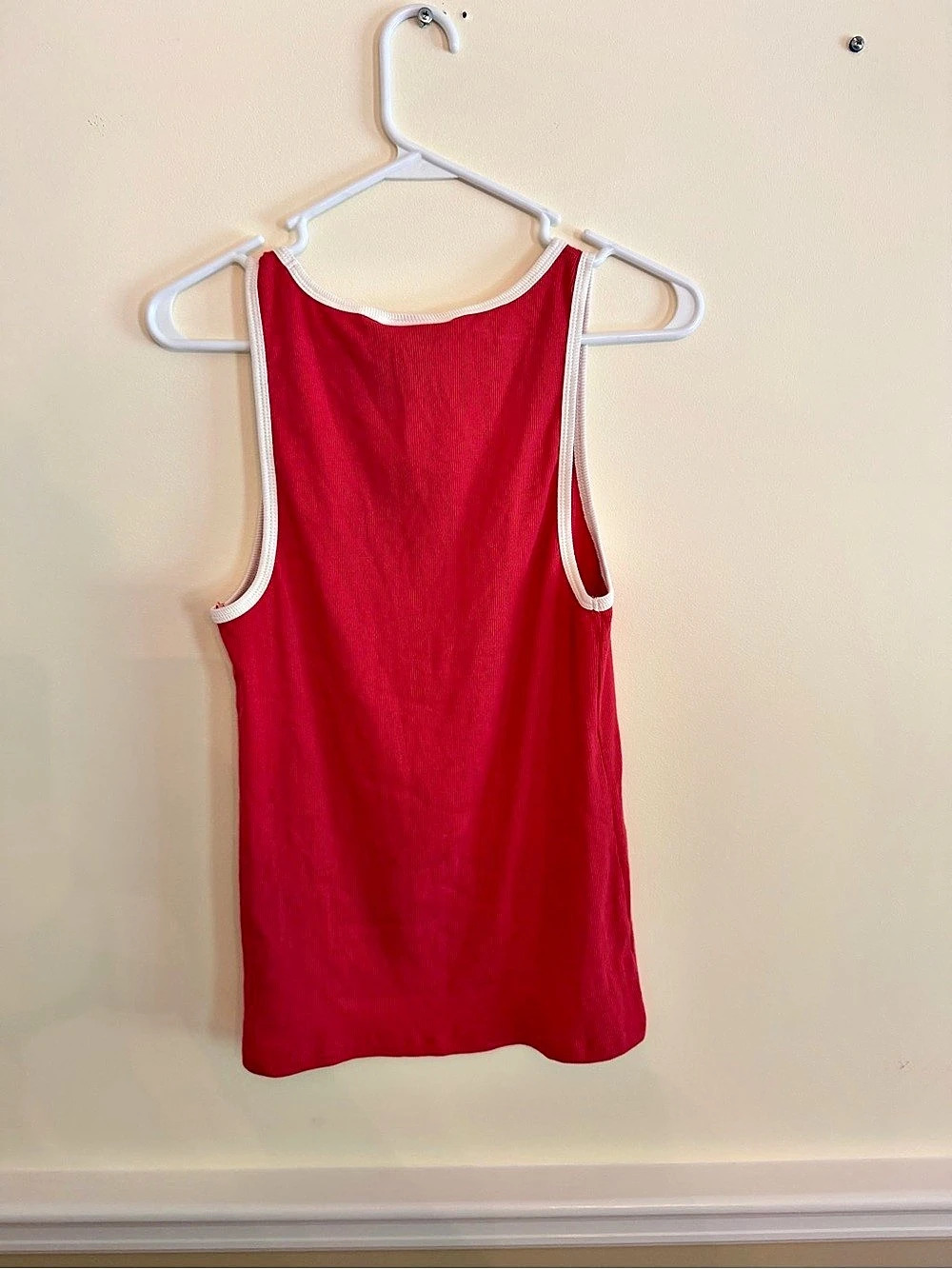 Universal Thread Red USA Ribbed Tank Top Size Large - Picture 4 of 4